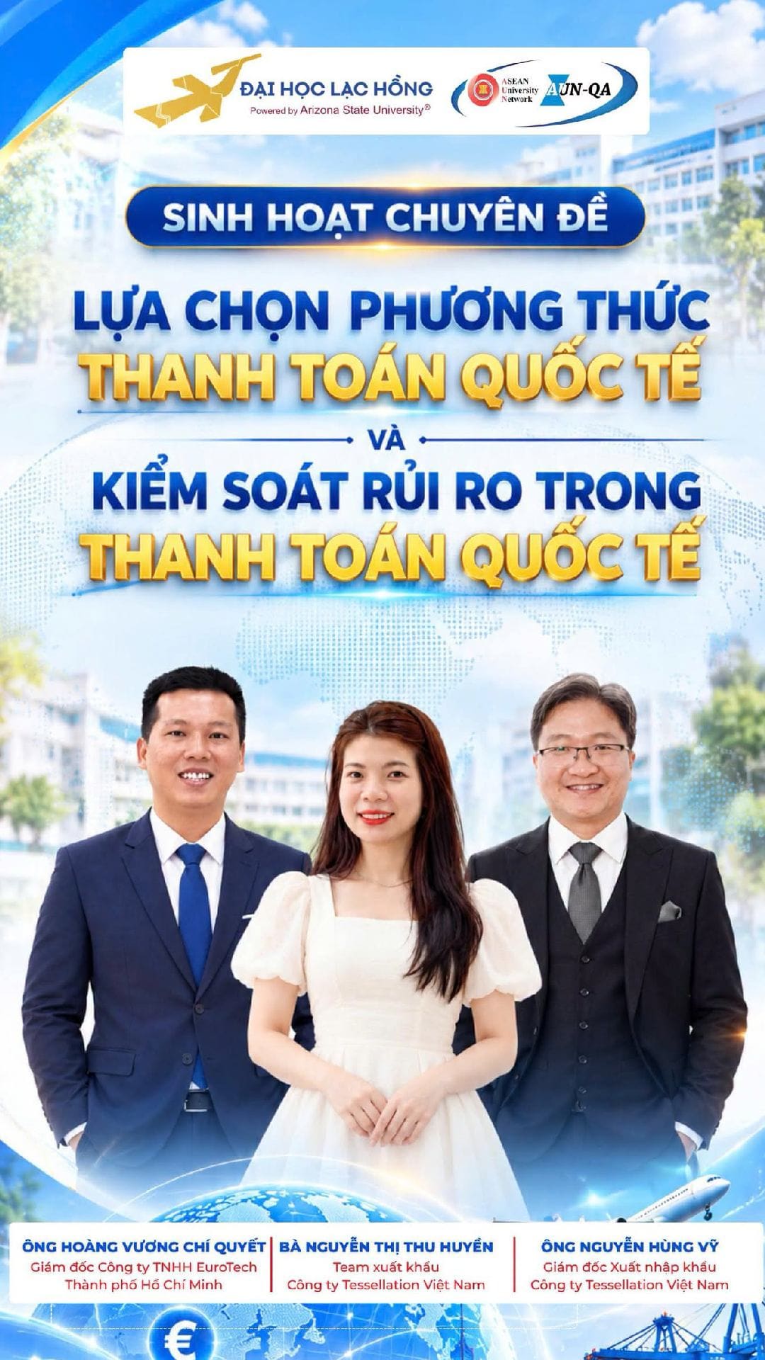 Sinh hoạt chuyên đề “Lựa chọn phương thức thanh toán quốc tế & kiểm soát rủi ro"