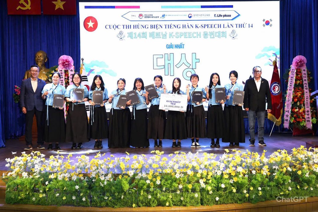 LHU tiếp tục giữ vững ngôi vị Quán quân  tại K-SPEECH Việt Nam lần thứ 14 